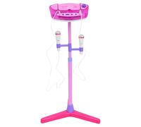 MUSISALY 1 Set Pink Multipurpose Singing Simulation Microphone Plaything Rechargeable Dual Microphones Early Education Music Karaoke