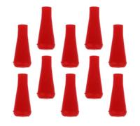 MUSISALY 10 Pieces Rubber Broadhead Arrow Tips for Hunting Practice and Archery Game, Compatible with Carbon and Wooden Arrow Shafts, Safety Blunt Arrowheads for Training