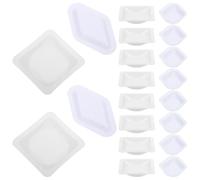 MUSISALY 100 pcs Laboratory Weighing Boats with Chamfered Edges Lightweight Portable Weighing Powder Trays for Accurate Measurement Compact Dishes for Lab Use