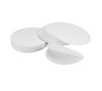 MUSISALY 100 Sheets Qualitative Round Filter Paper Discs Medium Speed for Laboratory Oil Testing and Mushroom Cultivation with Premium Paper Pulp Material