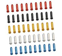 MUSISALY 100pcs Bike Brake Cable End Caps Alloy Replacement for Brake and Derailleur Inner Cables Fit for Bikes Accessories