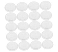 MUSISALY 100pcs Flower-shaped Eyelash Glue Holder Tray Ergonomic Lash Adhesive Pallet for Extensions Stable Design Portable Lightweight Lash Glue Organizer for Precise Grafting