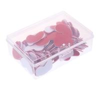 MUSISALY 100Pcs Heart Shaped Counting Chips Two-color Math Counters Educational Tokens for Learning Numbers Visual Development Playthings
