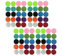MUSISALY 100pcs Replaceable Cotton Aroma Pads Fashionable Fiber Cotton Sheet Car Aromatherapy Pad Long Time Use Essential Oil Diffuser for Different Occasions Random Color