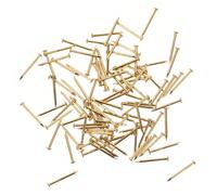 MUSISALY 100pcs Vintage Brass Nails for Upholstery Decorative Furniture DIY Antique Style Home Nails