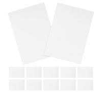 MUSISALY 100pcs White Foam Sheets A4 Craft Board for DIY Crafting Printing Projects Stamp Classroom Supplies Thick Texture Painting Paper