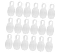 MUSISALY 100pcs Windproof Hook Clips for Hanging Laundry Stable Plastic Tube Clamps for Drying Racks and Embroidery Frames Multipurpose Clothes Hanger Fixing Buckles Compact and Easy to