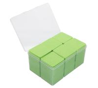 MUSISALY 1080pcs Green Cotton Eyelash Extension Wipes Super Absorbent Pads for Lash Glue Remover and Nail Polish Bottle Cleaning at Home and Salon