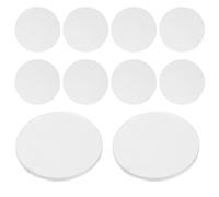 MUSISALY 10pcs Acrylic Miniature Bases Figurine Stands round 2.5 Cm Reliable Organized Display Sleek Style for Decorative Purposes and Building Micro Landscapes