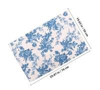 MUSISALY 10pcs Blue Vintage Gift Wrapping Paper for DIY and Cake Boxes, Multi-functional Paper with Classic Elegant Style, Can be Cut to Size for Custom Box Packing and Crafts