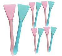 MUSISALY 10pcs Dual-sided Silicone Facial Applicators Soft Brush Spatula for Even Application of Facial for Skincare Routine
