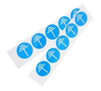 MUSISALY 10pcs Electrical Grounding Warning Stickers Self-Adhesive Earthing Labels for Industrial Equipment Safety, Electrical Panel Ground Symbol Decals for Installations