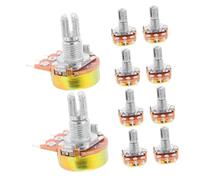 MUSISALY 10pcs Horizontal Trimmer Potentiometer Precision Electronic Accessories Resistor Diy Breadboard Potentiometer Replacement Variable Resistor for Electric Guitar