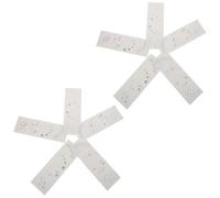 MUSISALY 10pcs Laser Face Stickers Temporary Tattoo Glitter Holographic Effect for Makeup Speckles Glitter Sticker for Face Makeup Safe Material for Decorative