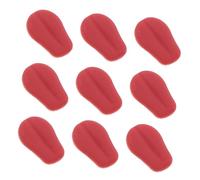 MUSISALY 10pcs Miniature Fake Tongue Props for Doll Making Adorable Dog and Cat Tongues DIY Accessories for Handmade Animal Dolls for Pranks and Creative Craft Projects