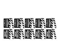 MUSISALY 10pcs Movie Clapperboard Brooches Alloy Pins with Novelty Cartoon Style Compact Accessories for Friends and Film Festival Events
