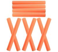 MUSISALY 10pcs Orange Foam Cover for Trampoline Poles, Pe Foam Anti-collision Protection Pads, Replacement Trampoline Pole Sleeves for ’s Safety and Jumping Bed Accessories