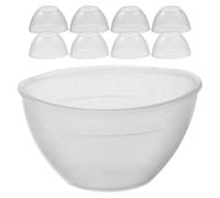 MUSISALY 10pcs Portable Eye Washing Cups Soft Plastic Reusable Eye Rinse Cups for Long-Term Usage