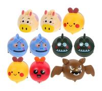 MUSISALY 10Pcs Pull Back Car for Party Favors Friction Powered Mini Animal Model Vehicles Random Styles