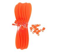 MUSISALY 10pcs Rc Airplane Propeller Blades Kit for Glider Tiger Helicopter Powerful Fan Blades with Efficient Aerodynamic Design Model Aircraft Accessories for Science Education DIY