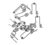 MUSISALY 10pcs Torsion Springs for Curling Iron Replacement Heavy Duty Metal Springs Heat Resistant DIY Hair Styling Tool Parts for Versatile Curl Enhancing