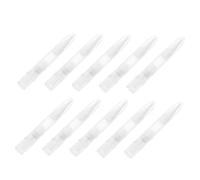 MUSISALY 10pcs Transparent Empty Nail Polish Twisting Pens Brush Applicators for Cuticle Oil Lip Gloss Makeup Liquids Each for