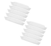 MUSISALY 10pcs White Rear Camera Protector Cover Waterproof Anti-rain Snow Trim for Car Backup Camera Lens with Outdoor Weatherproof Hood for Vehicle Reverse Parking