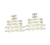 MUSISALY 12 Pcs African Dreadlocks Hair Braiding Beads Womens Hair Braid Hair Hair Jewelry Braids Accessories for Women Braid Jewelry Hair Accesories Braid Hair Charms Alloy Golden