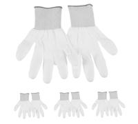 MUSISALY 12pairs Pu Coated Nylon Quilting Gloves Lightweight Static Work Gloves for Gardening Electronics and Lab Use Grey Comfortable Grip for Quilters and Craftsmen