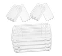 MUSISALY 12pcs Armor Storage Box for Fake Nail Storage Plastic Packaging Box Rectangle Design Organizers for Press Nail Case and Small Items Organization