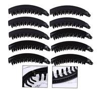 MUSISALY 12pcs Banana Clip Hair Claw Clips Teeth Spring Loaded for Ponytail Holder for Shower Use and Daily Hair Accessories
