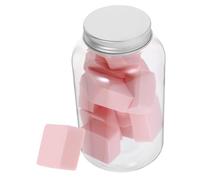 MUSISALY 12pcs Diamond Shape Facial Cleansing Sponge Soft Makeup for Exfoliating and Face Washing for Sensitive Skin Easy to Carry Random Colors