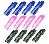 MUSISALY 12pcs Portable Folding Comb Anti-Static Hair Combs for Travel for Hair Curly Thick Styles Lightweight and