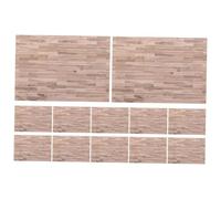 MUSISALY 12pcs Simulation Mini Flooring Mini Flooring Decorations Adhesive Dollhouse Dollhouse Stickers House Floor Paper Sticker Dolls House Wallpaper Self Adhesive