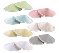 MUSISALY 14 Pcs Bowl Shaped Nursing Pads 3 Layers Washable Bamboo Fiber Breast Feeding Pads Quick Absorb Excess Milk for Outdoor Use by Lactating Mothers
