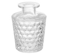 MUSISALY 150ml Glass Aromatherapy Diffuser Bottle Cone Shape Diamond Design Refillable Diffuser Container for Home Fragrance and Essential Oil Use