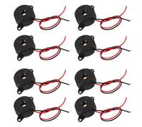 MUSISALY 15pcs High Decibel Active Piezo Electronic Buzzers Dc Compact Sound Alarms for Car Indicators Game Answer Devices Physics Experiments and Electric Circuit Annunciators