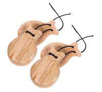 MUSISALY 1pair Finger Castanets Wooden Rhythm Instruments for Musical Education Engaging and Fun Castanets for Teenagers for Early Learning and Developing Rhythm Skills