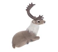 MUSISALY 1pc Realistic Deer Ornament Lifelike Elk Decoration for Christmas Holiday Decor and Photo Props Static Animal Decor Design for Home and Festive Atmosphere