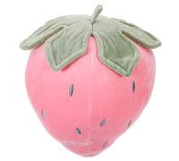 MUSISALY 1pc Strawberry Throw Pillow Plush Soft Doll Cushion for Cute Sofa Decoration Pink Fluffy Strawberry Plush for Home Party Atmosphere