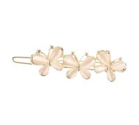 MUSISALY 1pc Zircon Flower Hair Clip Elegant Copper Barrette for Women for Parties and Weddings Adds Unique Brilliance to Hairstyles