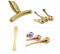 MUSISALY 1set Eye Massage Roller Shape Stick for Eye Care Double-end Beauty Tools Relieve and Reduce Dark Circles for Women Skincare Routine