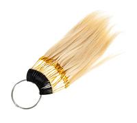 MUSISALY 1set Human Hair Color Chart Samples Real Hair Extensions Dyeing Kit Bundles Level Color for Beauty Students