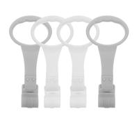 MUSISALY 2 Pairs Portable Pull Rings Walking Safety Rings for Crib Hanging Lightweight Hand Pull Assist Tools with Smooth Edges for Newborn Motor Skill Development and Arm Strength Training