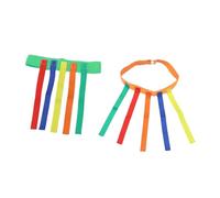MUSISALY 2 sets Interactive Pull Tails Belt Outdoor Games Props Training for Preschoolers Family Activity Enhances Social Skills and Visual Discrimination Random Color