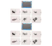 MUSISALY 2 Sets Lenticular Animation Science Kit for STEM Early Education Experiment Set Visual Effect Cards, DIY Science Experiment Supplies for School and Home