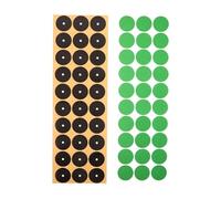 MUSISALY 2 Sheets Black Self-adhesive Billiard Table Stickers 38mm Cloth Dot Markers for Pool Table, Beginner Friendly Setup, for Teaching and Club Sessions