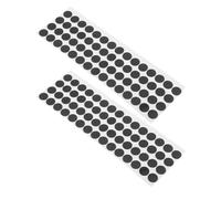 MUSISALY 2 Sheets Black Touch Screen Stickers 8.5mm Nano Adhesive Dots for Smartphones and Gaming Devices with Strong Adhesion and Easy Removal