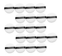 MUSISALY 20pcs Comfortable Loose Powder Makeup Soft Velour Cosmetics Tool for Easy Application for Makeup Lightweight and Convenient for Beginners and Professionals
