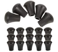 MUSISALY 20pcs Drum Rubber Sleeves for Electronic Drums Small and Lightweight Rubber Foot Sleeves Easy to Install for Professional Percussion